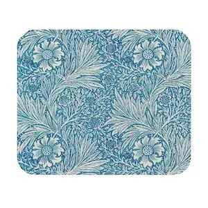 Tapis de souris avec plante de souci bleu
