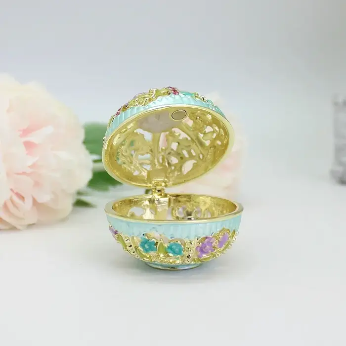 Boîte à fleurs circulaire en étain pour mariage