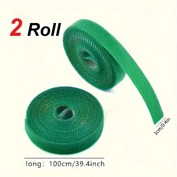 2/4 rouleaux de sangles réglables réutilisables pour plantes de 100 cm/39,37 pouces - Convient aux v