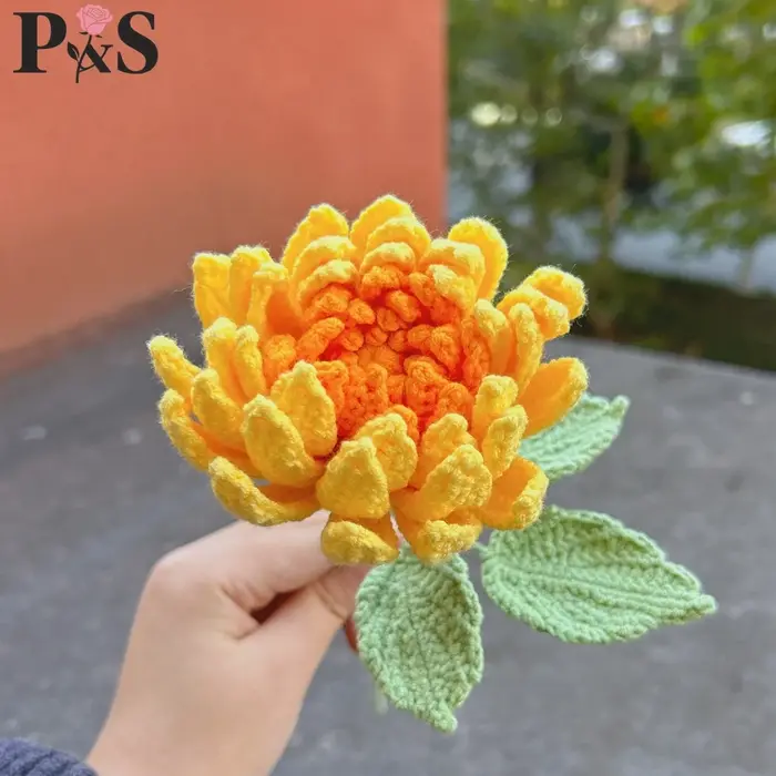 Dahlia – fleurs au Crochet faites à la main