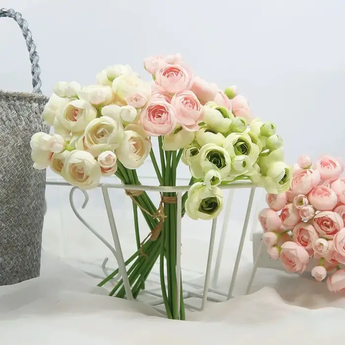 Fleurs artificielles Ranunculus