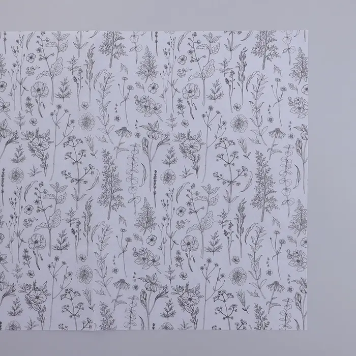 Plantes vertes 20x13.78 pouces, 20 pièces de papier de soie, parfait pour le papier d'emballage de c