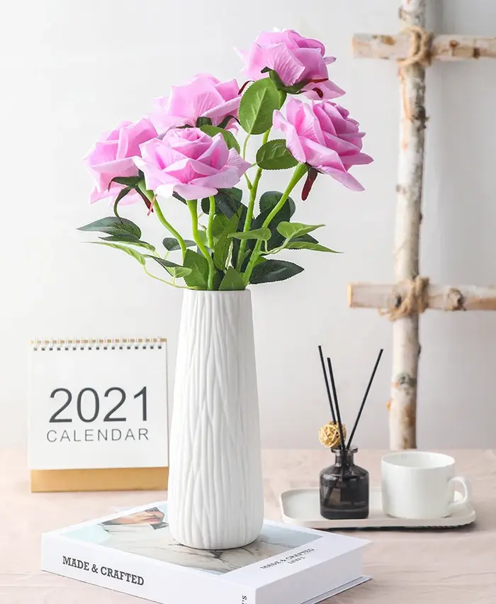 Bouquet de roses artificielles