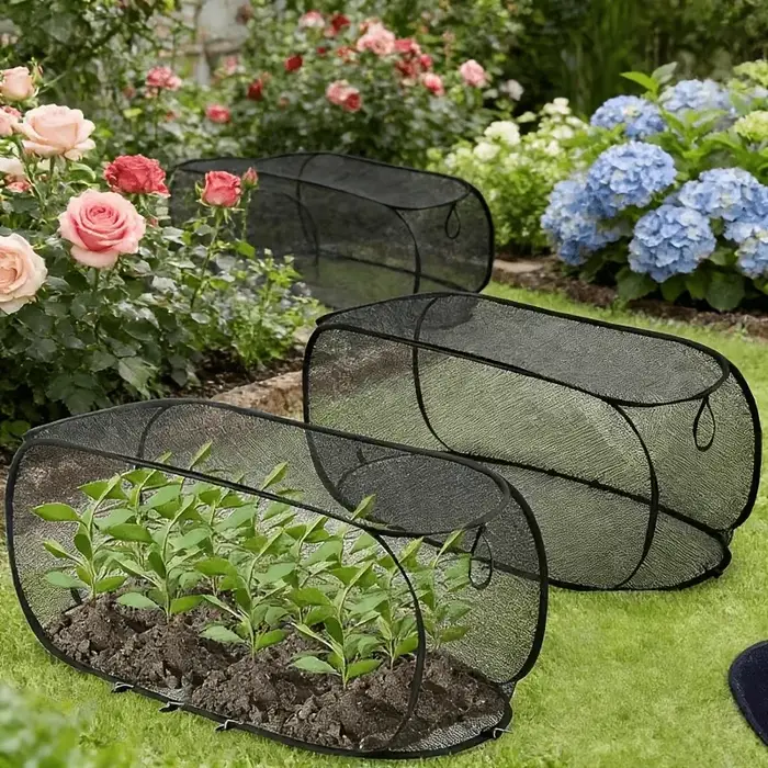 1 ensemble de couvertures pliables pour la protection des plantes