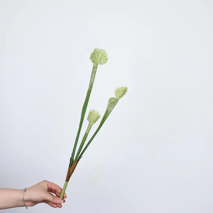 Brosse à bouteille artificielle de 17 pouces, fausse plante verte, feuilles de haute qualité pour la
