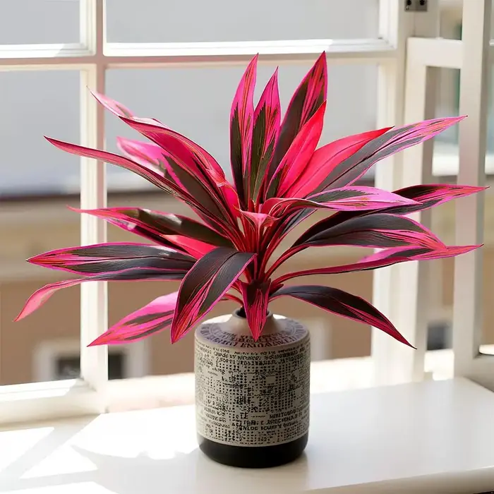 Plante artificielle Cordyline Ti à 12 feuilles