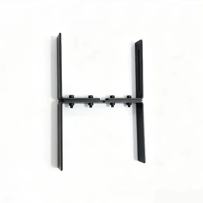 Support de jardinière en forme de H, support de jardinière sans perçage pour balcon, adapté aux balu