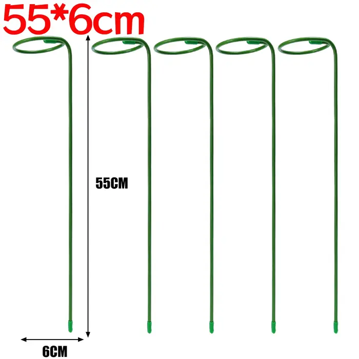 Tiges de Support de plantes métalliques 35/45/55cm