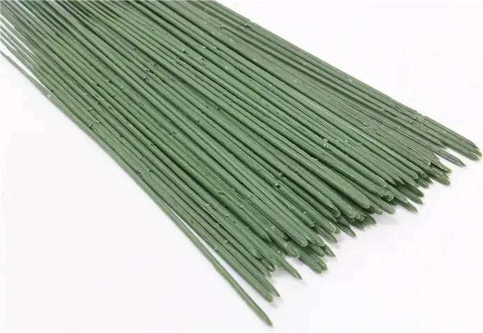Tige de fleur verte pour têtes florales de mariage, matériel de bricolage, accessoires, 17cm, 25cm, 40cm, 200 pièces, 500 pièces, 1000 pièces, A4368