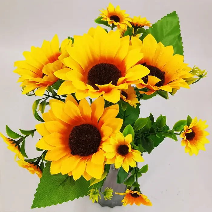 Fleurs artificielles tournesol fausses