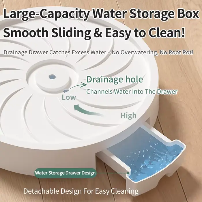 Chariot universel pour pot de plantes avec roulettes