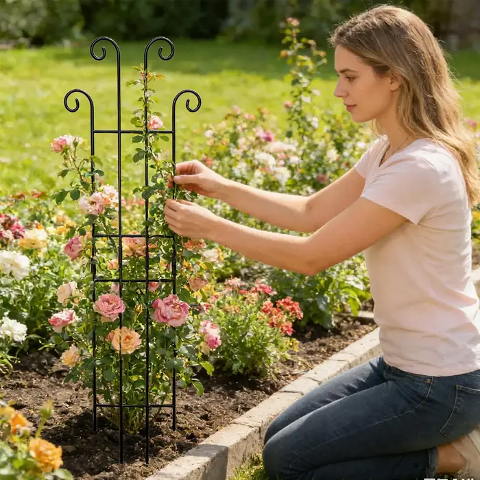 1 treillis métallique d'intérieur pour plantes