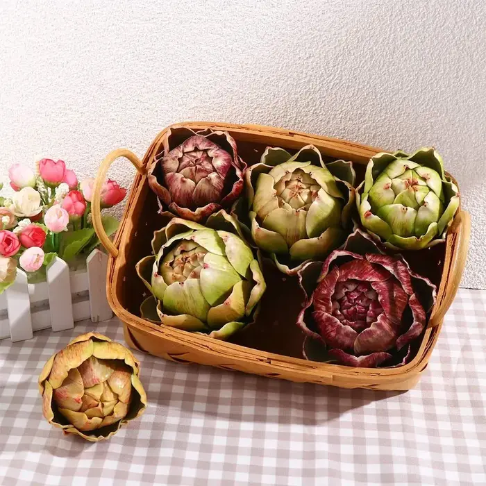 Plante Artificielle Verte pour Décoration de Maison, Faux Fruits, Cuisine