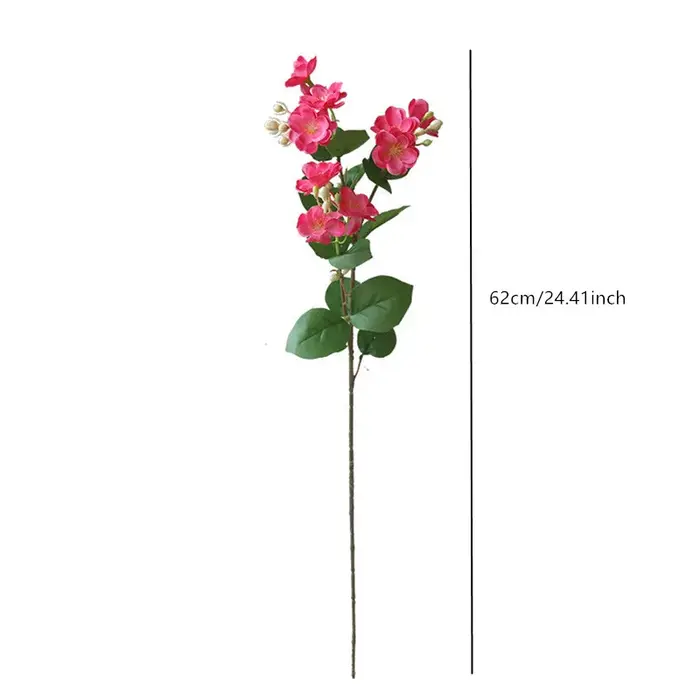 Fleurs artificielles en soie blanches de jasmin