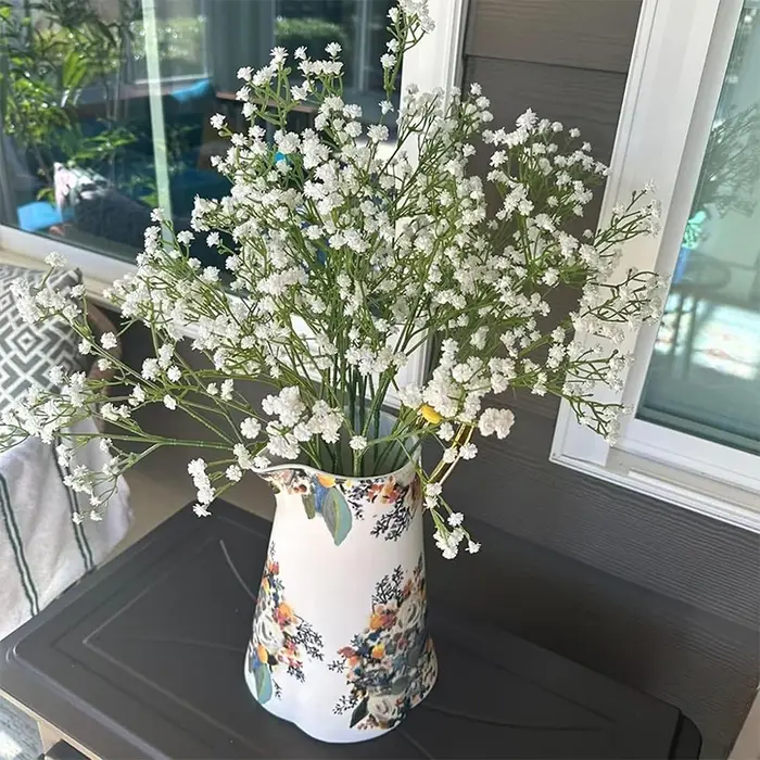 Bouquet de fleurs artificielles Gypsophila