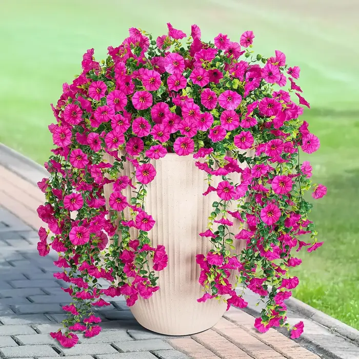 Guirlande de fleurs artificielles Morning Glory pour mariage