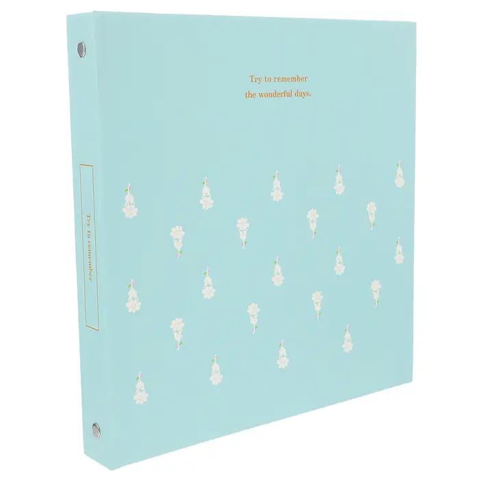 Album de scrapbooking botanique auto-adhésif pour fleurs pressées