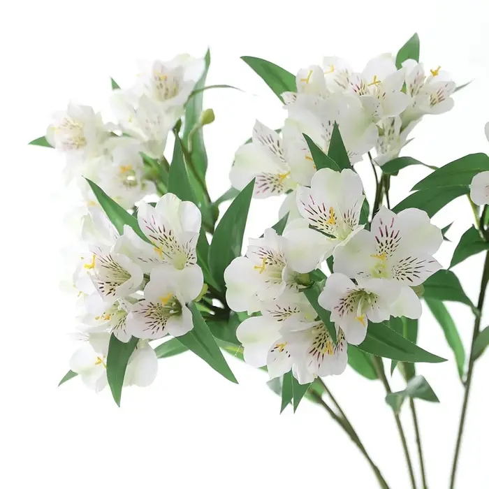 1 pièces 78 cm haute qualité artificielle péruvienne lys Alstroemeria fleurs en soie mariage décor à la maison cadeau F1407