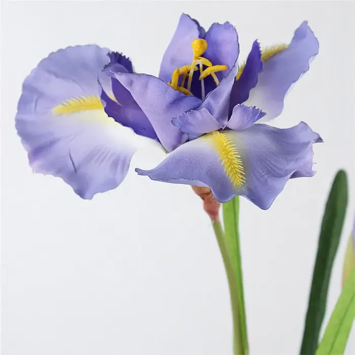 Fleurs d'iris artificielles en soie