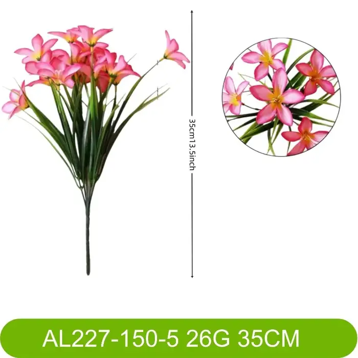 20 pièces de fleurs artificielles en soie