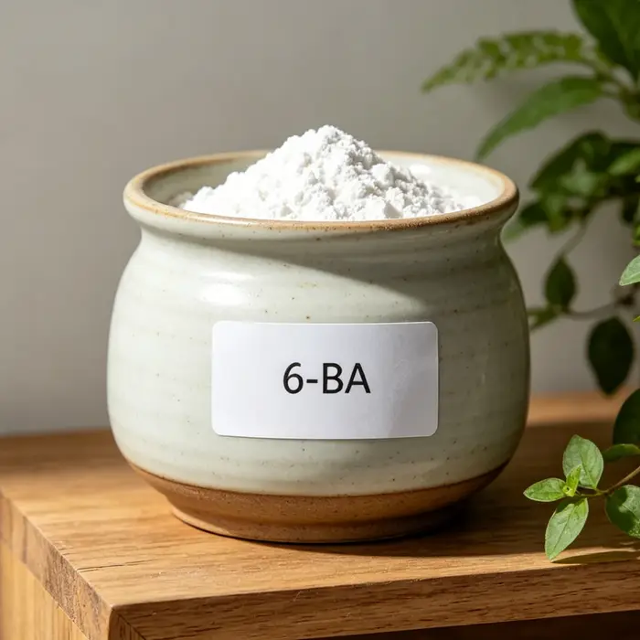 6-BA 6-Benzylaminopurine Cytokinine en poudre, régulateur de croissance des plantes, favorise la germination et la division cellulaire