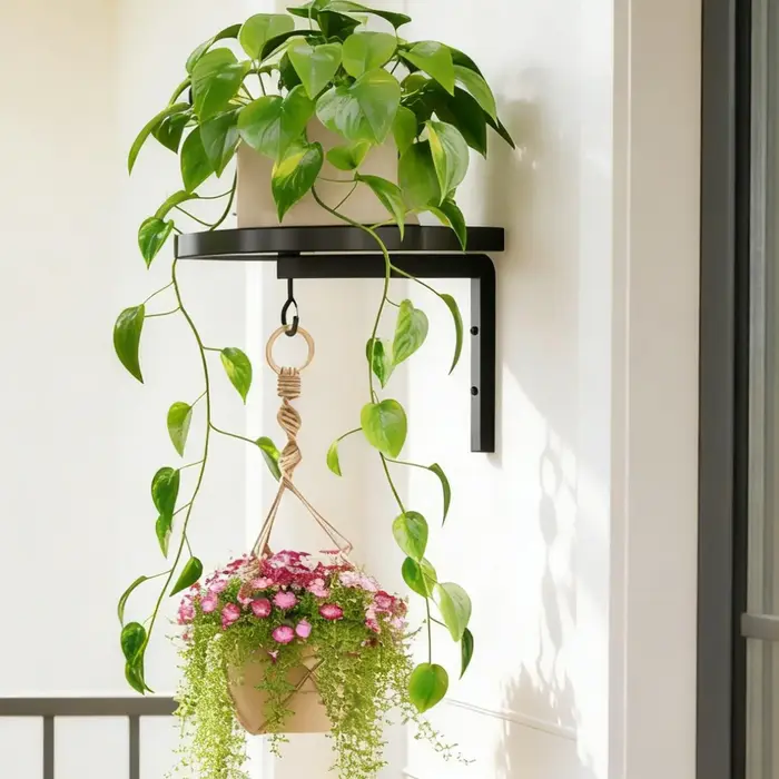 Étagère murale pour plantes