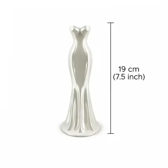 Nouveaux vases à fleurs imprimés en 3D en forme de robe