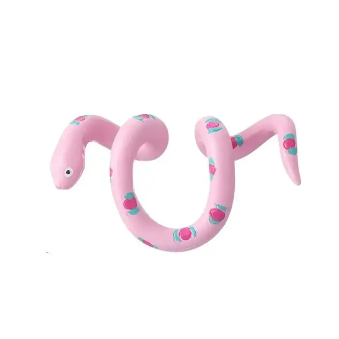 Figurine de Serpent en Résine Peinte à la Main pour Pot de Fleurs, Décoration Colorée pour Bord de Pot Intérieur et Extérieur