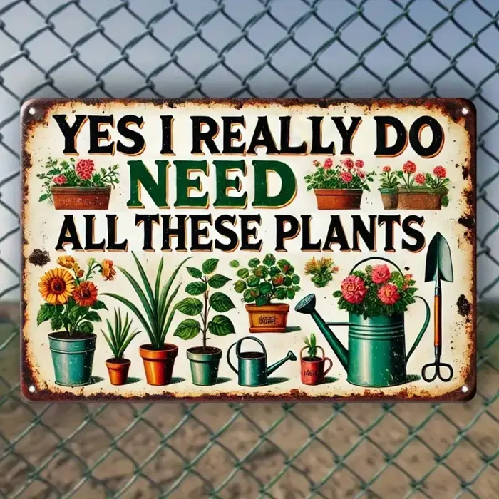 HomePlantProDecor Panneau rustique "Yes