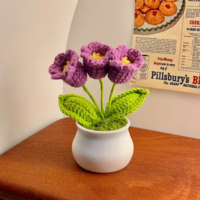Jolies fleurs au crochet faites à la main