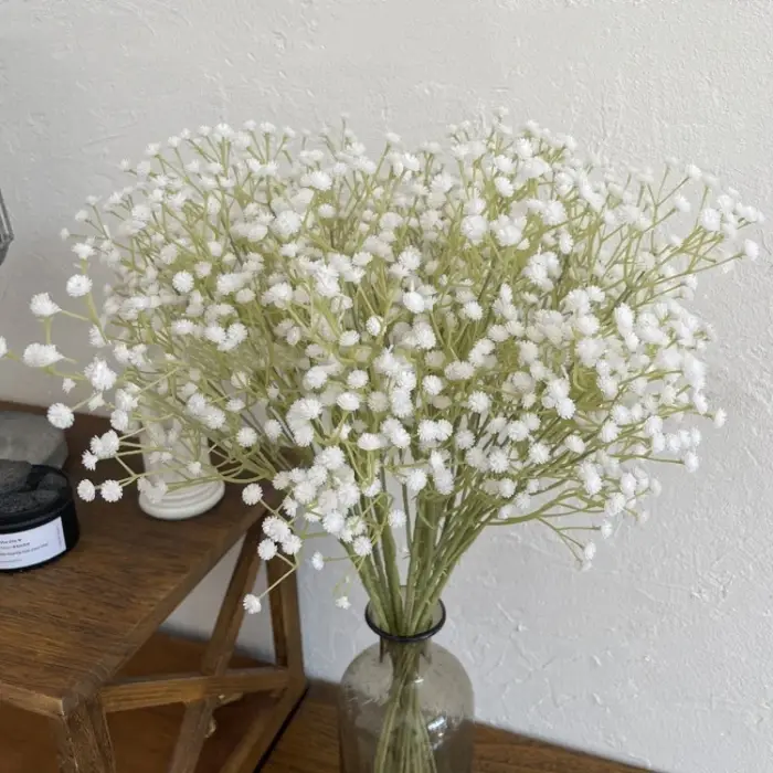Bouquets de Fleurs Artificielles pouvez-vous psophila en Plastique