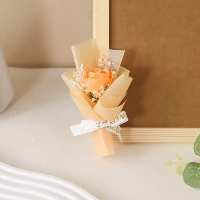 Mini Bouquet de fleurs de savon artificielles