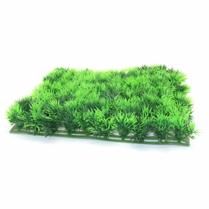 Plante d'herbe verte en plastique ABS artificiel