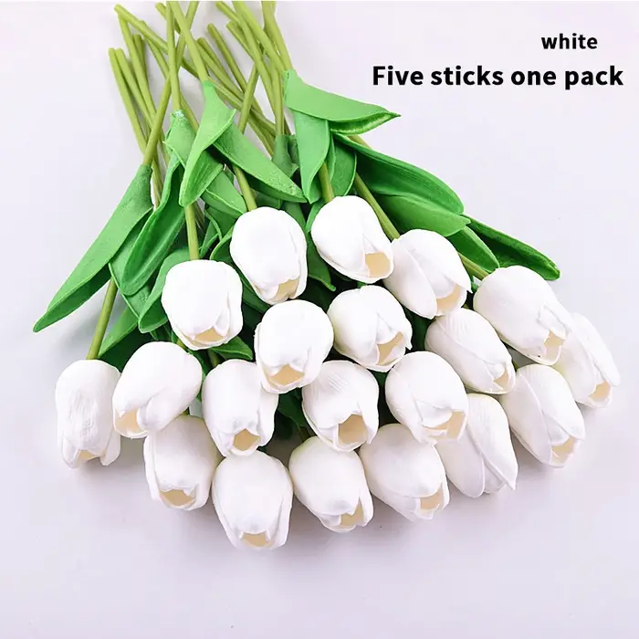 Fleur artificielle de tulipe en PU
