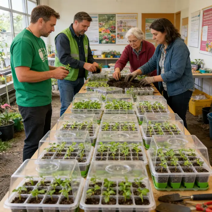 Pot pour plantes avec trous de drainage
