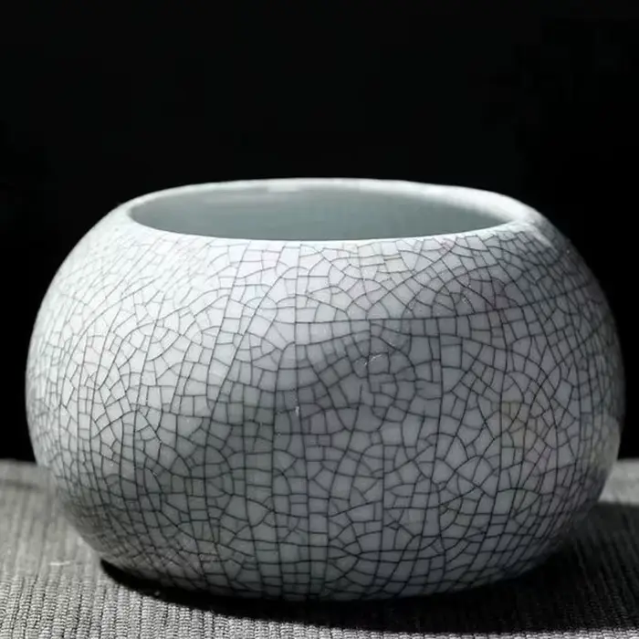 Geyao – Pot de plantes succulentes rond fait à la main