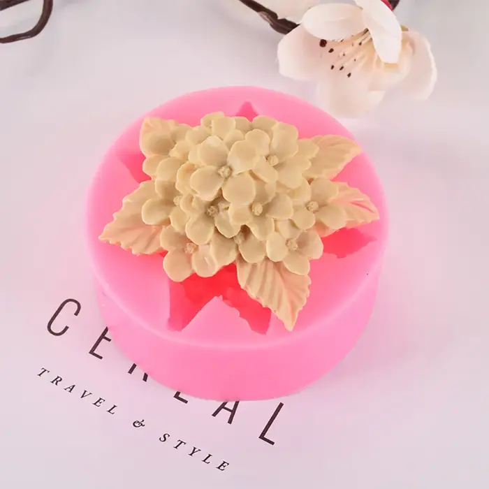 Silicone monde lilas Rose Lily Fondant