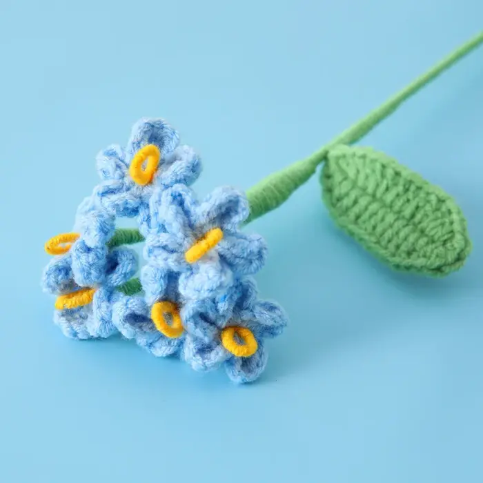 1pc Crochet fleurs tricotées