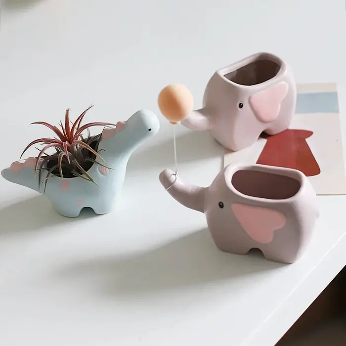 Pot de fleur succulent en céramique