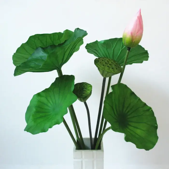 Fleur artificielle paysagère à longue tige pour décoration DIY