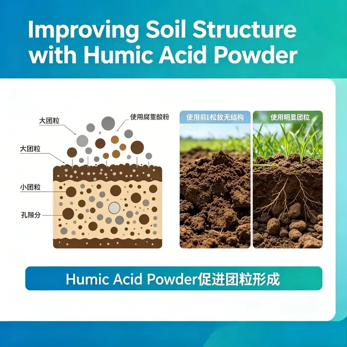 Poudre d'humate de sodium biologique