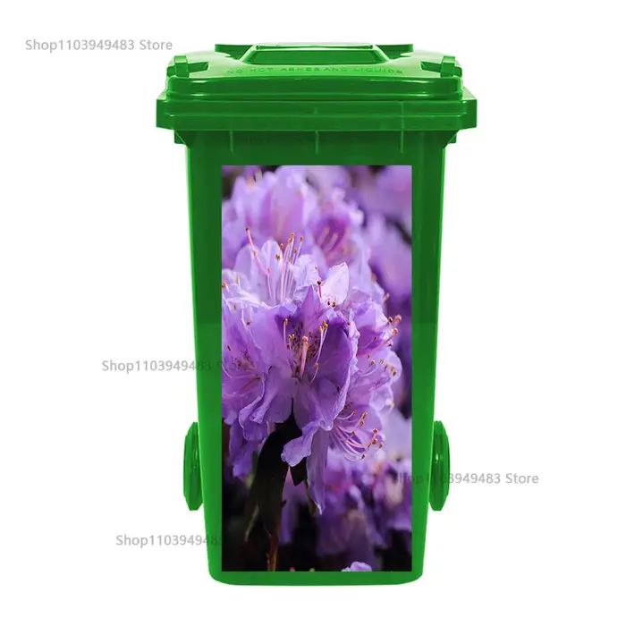Autocollants muraux imperméables auto-adhésifs pour plantes à fleurs
