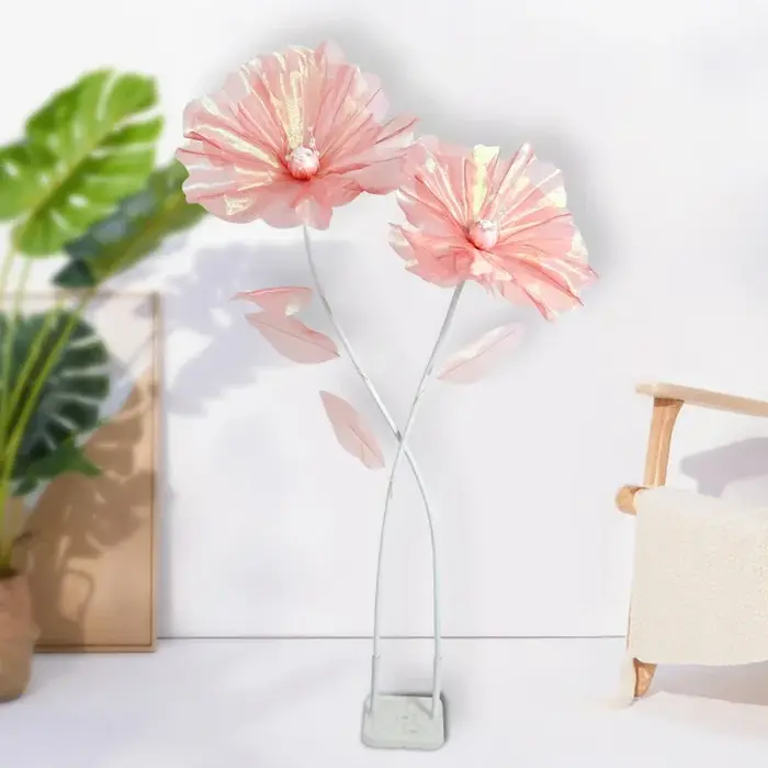 Fleurs artificielles, accessoires de décoration de mariage