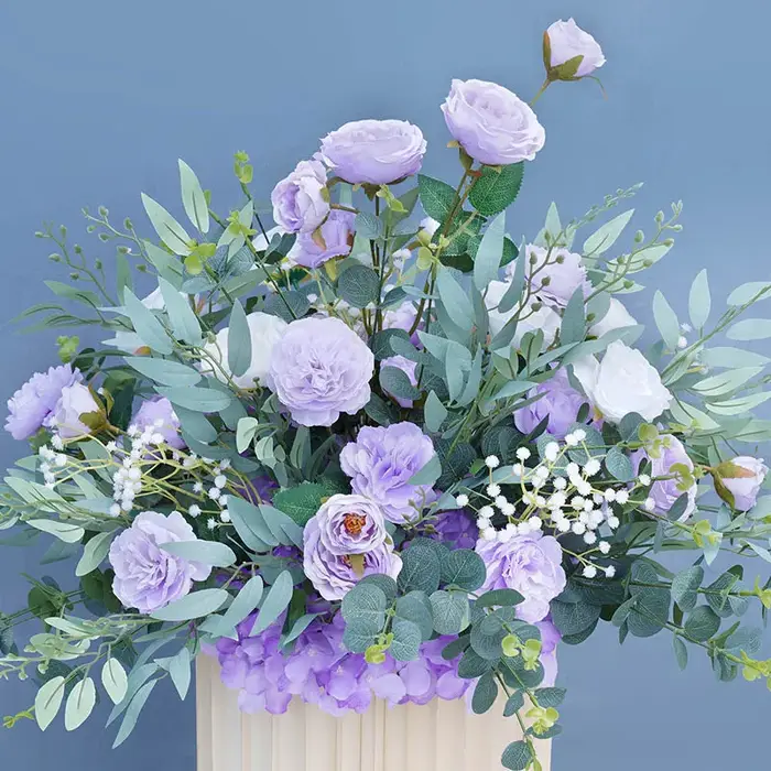 Boule de fleurs artificielles en saule vert