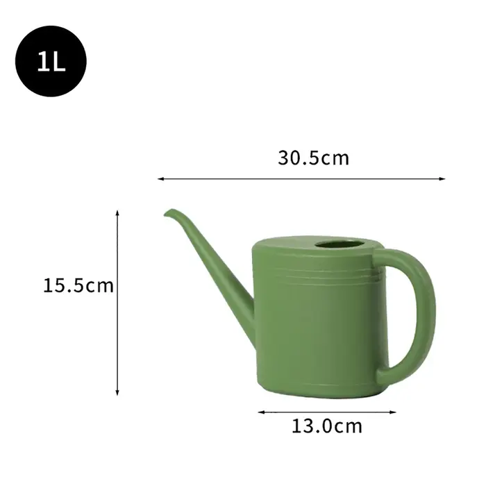 Arrosoir à bec Long 1L/2L, bouilloire d'arrosage pour jardin, balcon, Patio, plantes à fleurs, légum