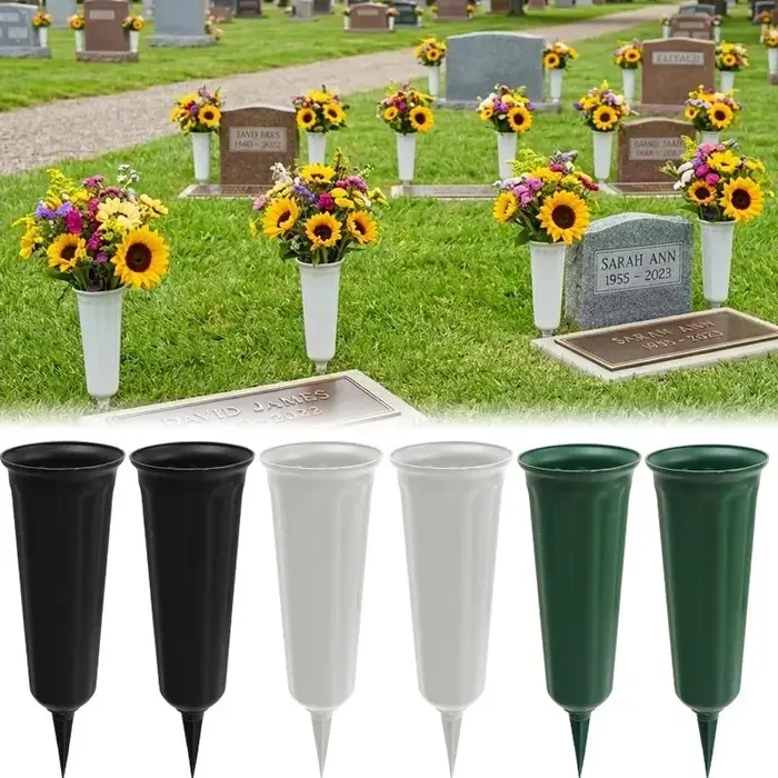 Vase à fleurs pour tombes