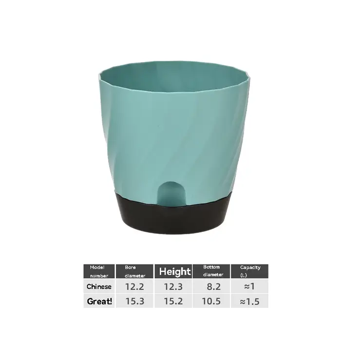 Pots de fleurs en plastique pour balcon, simples et respirants, plantation haut de gamme, maison
