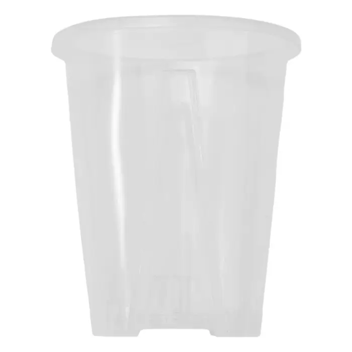 Pots d'orchidées en plastique Transparent