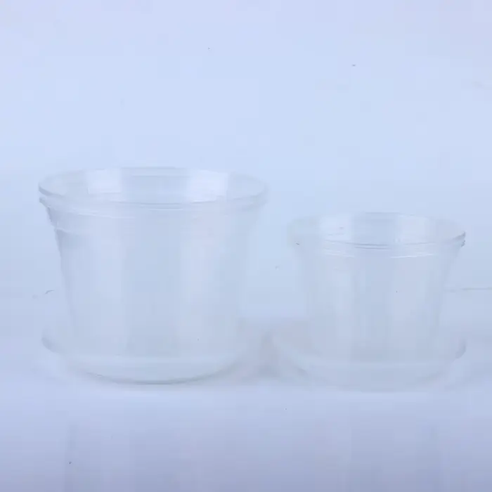 1 pièce de pot de fleurs de jardin avec trous de drainage