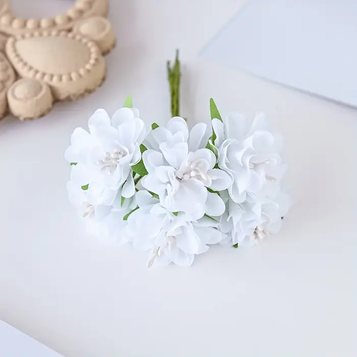 Oeillet de fleurs en soie simulée, décoration de jardin de maison extérieure de printemps, saint-val